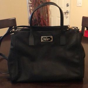 Kate Spade Black fabric bag